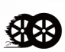Jig-saw tread pattern